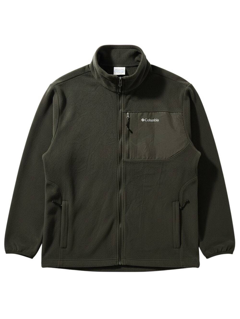 Columbia Interchange Fleece Jacket Techwear Full Zip Sz XXL Black Mens
